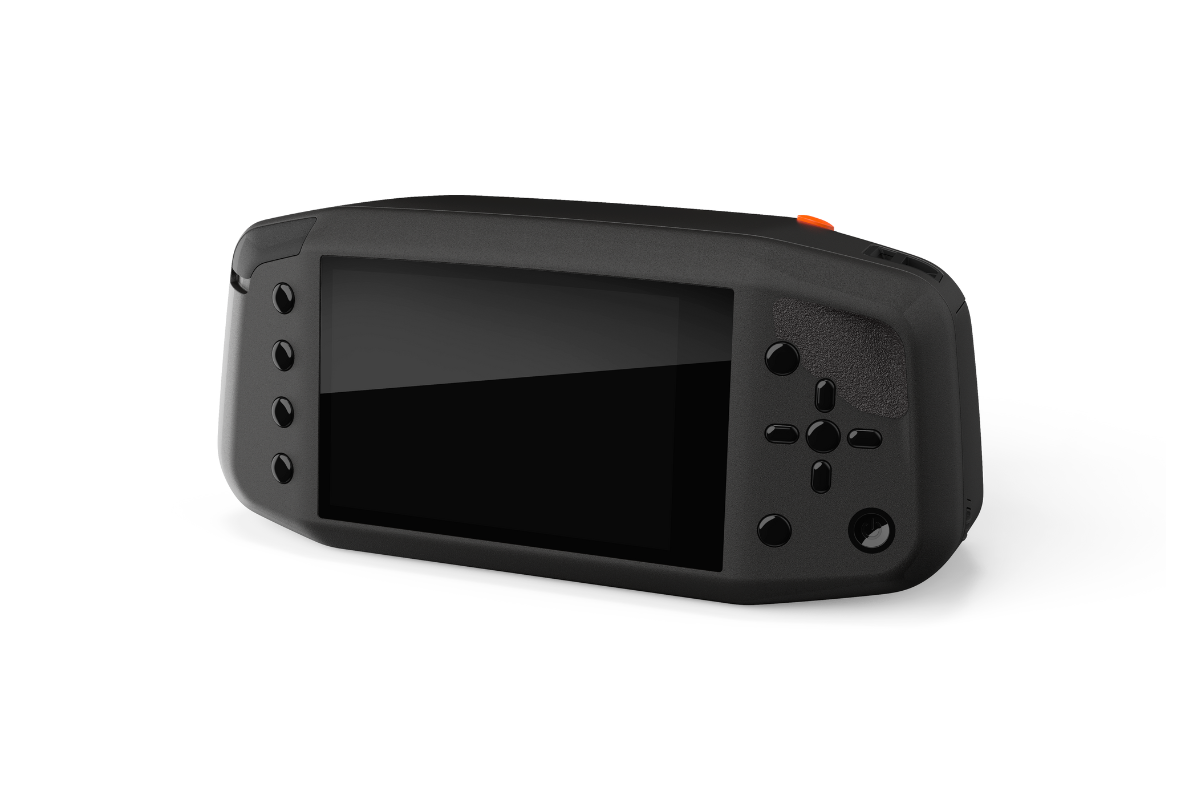 Specim IQ back image showing LCD screen and buttons