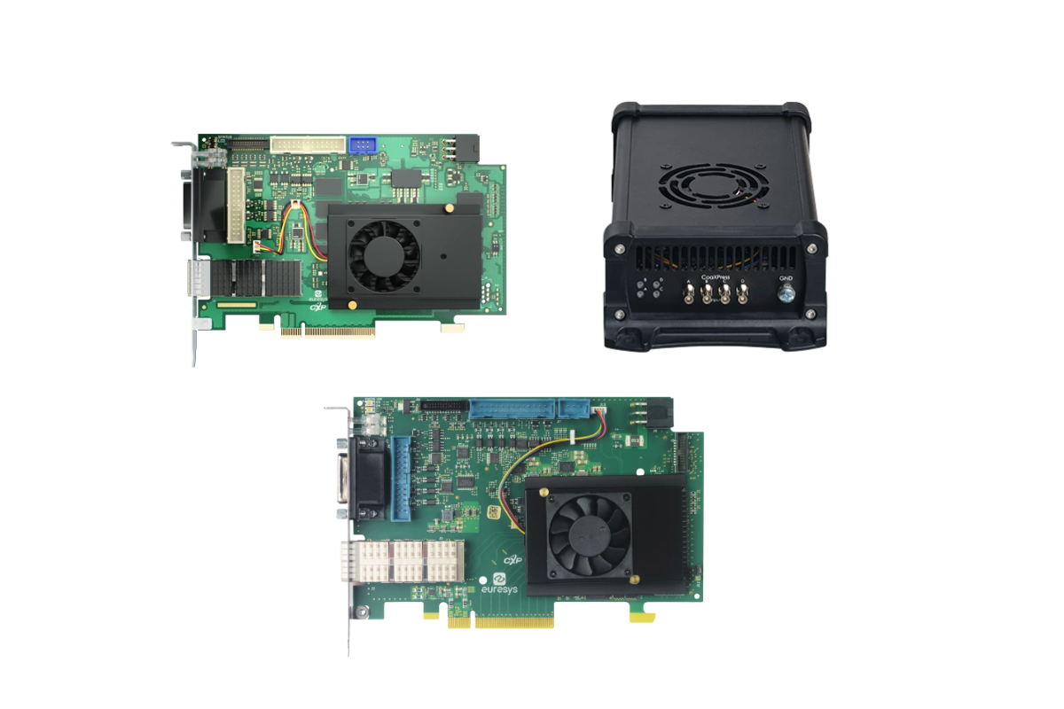 Euresys CoaXPress over Fiber frame grabber images
