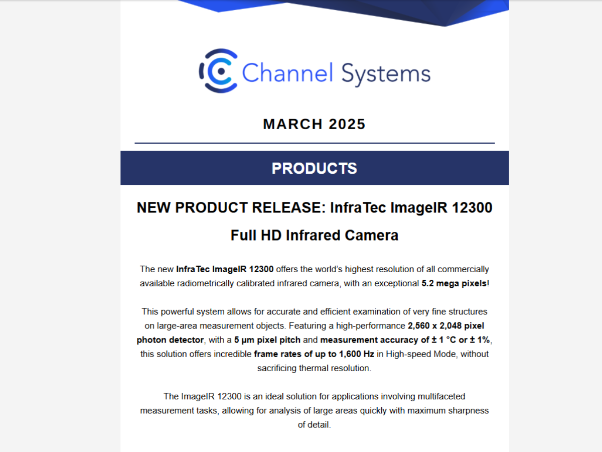 Channel Systems email newsletter March 2025