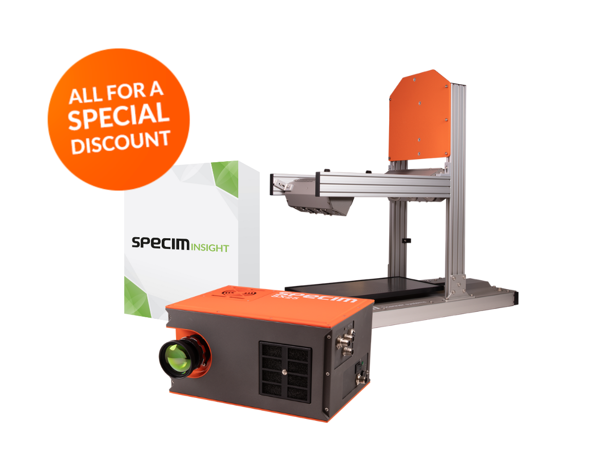 SWIR labset components including LabScanner 40x20, Specim SX25 and SpecimINSIGHT