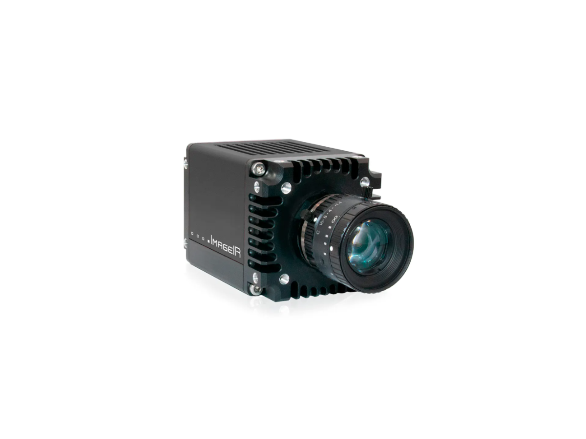InfraTec ImageIR 9100 camera with lens front side view