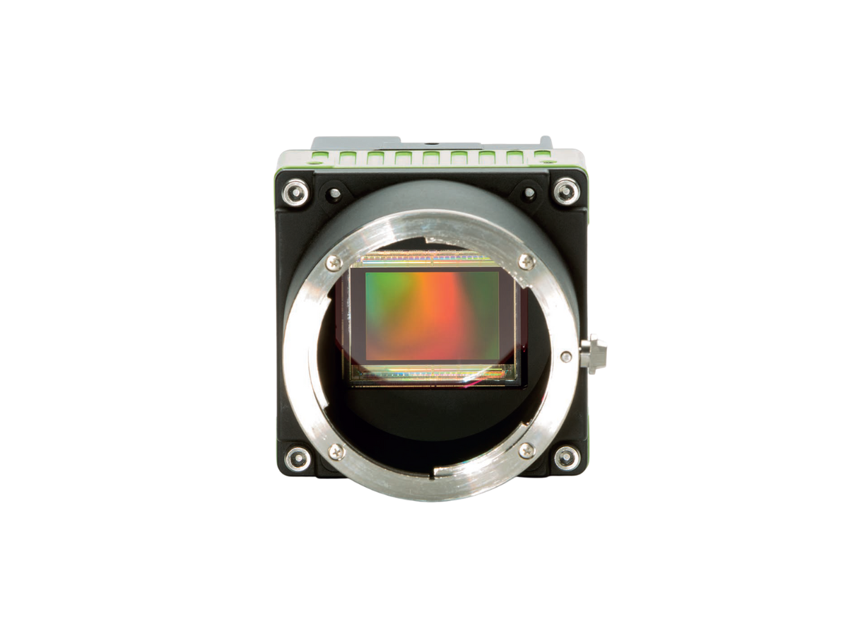 JAI spark series camera front view with no mounted objective lens