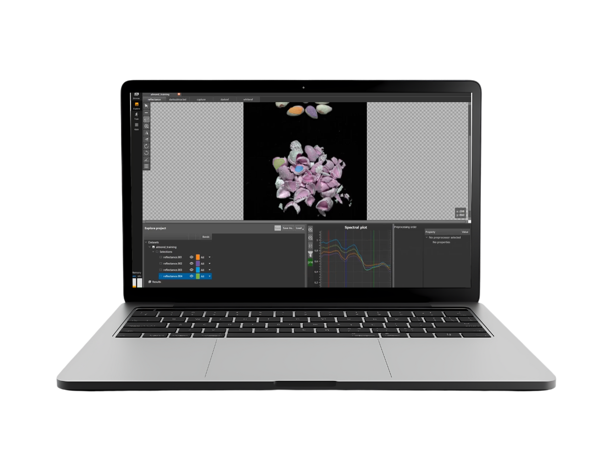 Laptop showing SpecimINSIGHT user interface
