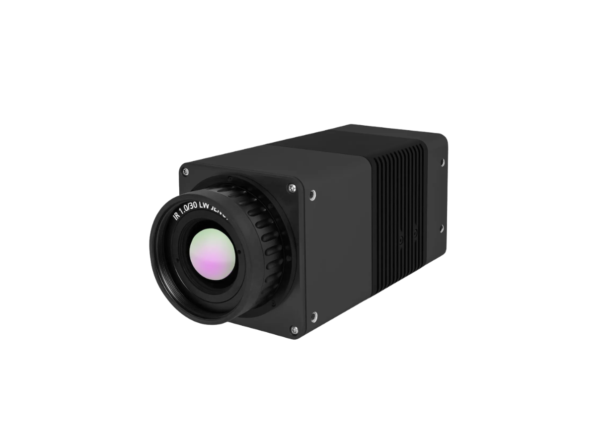 InfraTec VarioCAM HD head security 900 camera with lens, side view