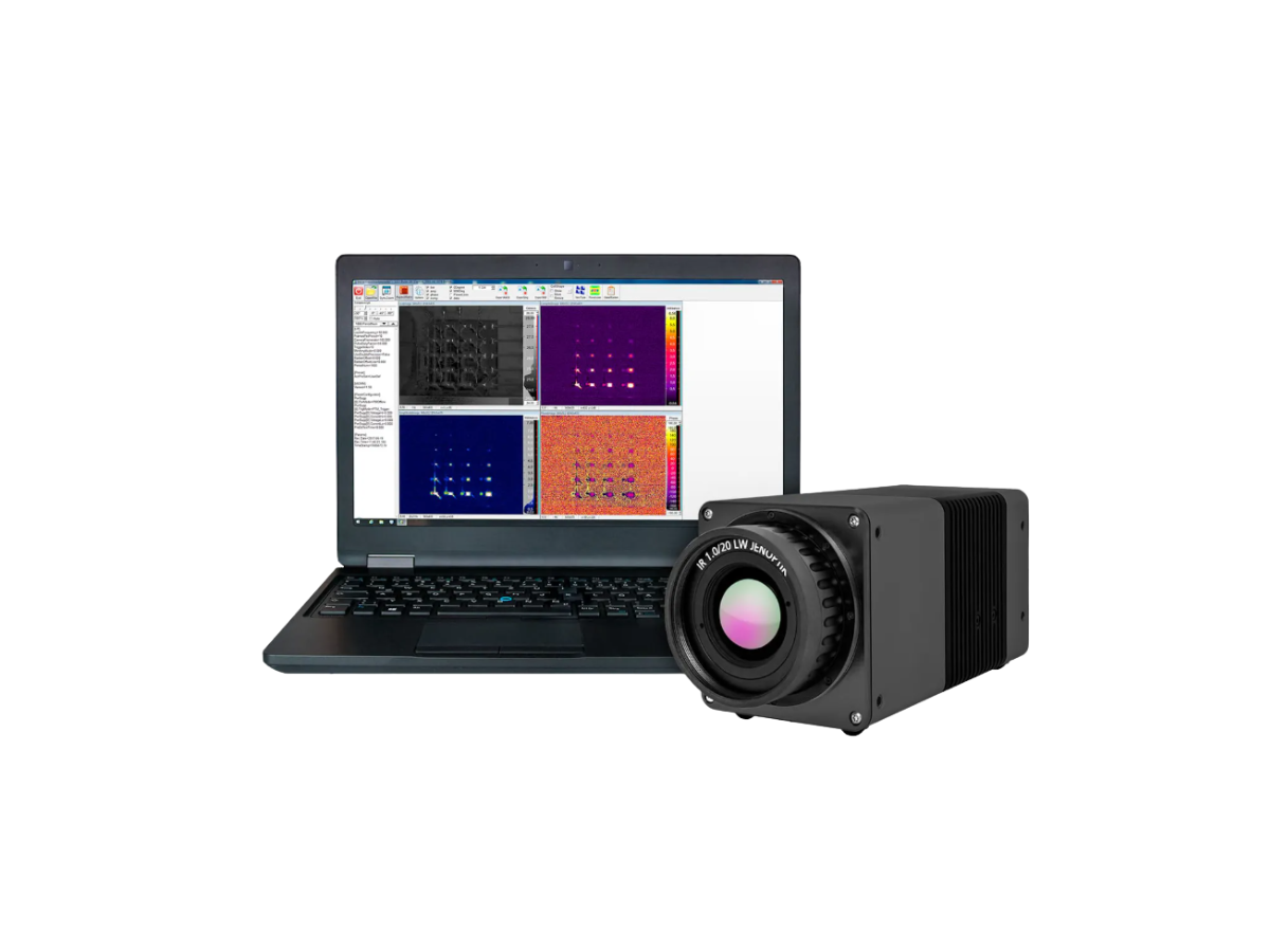 VarioCAM HDx head with laptop