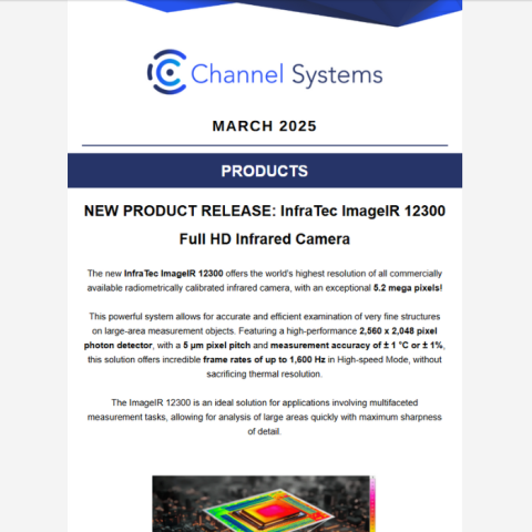 Image of Channel Systems march 2025 newsletter on desktop screen